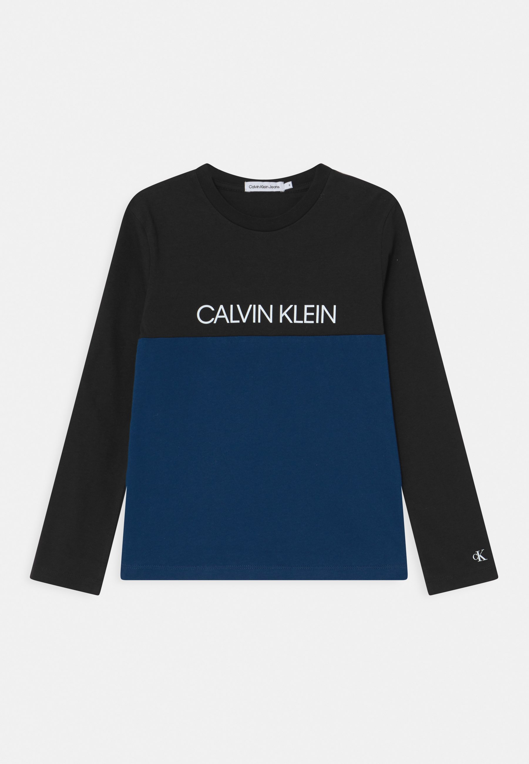 Calvin Klein Jeans BLOCK - Maglietta a manica lunga - naval blue/blu -  Zalando.it