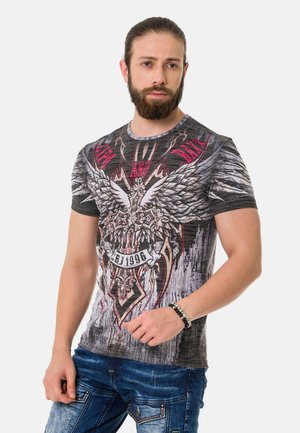 Cipo & Baxx T-Shirt print - grey