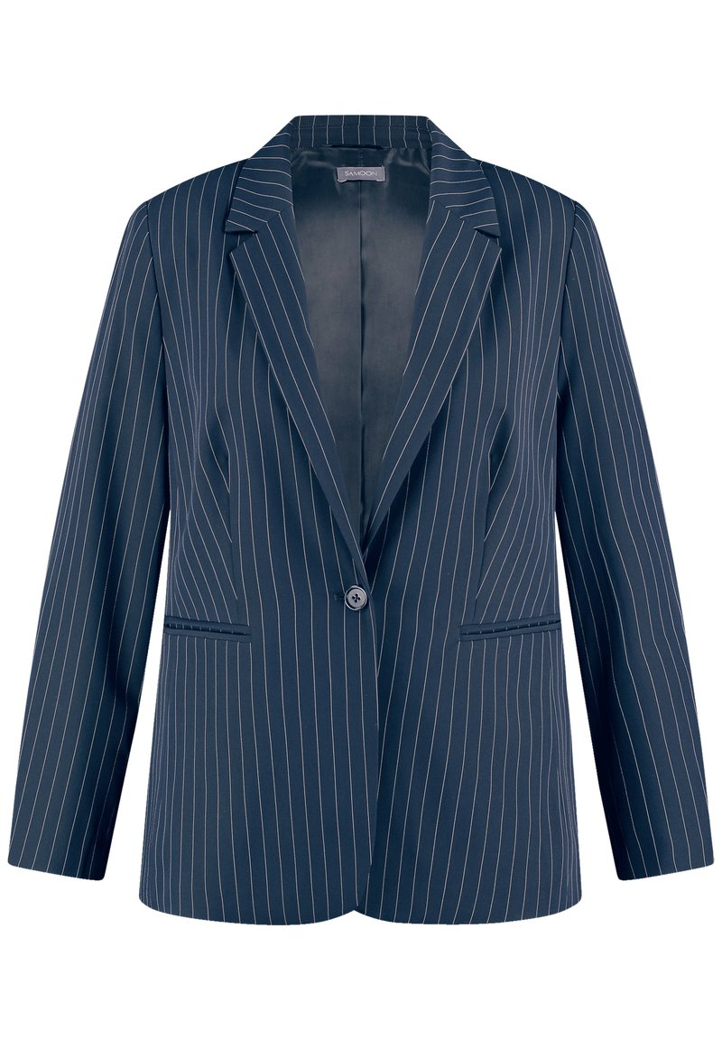 Samoon Blazer donkerblauw