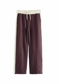 Next SIDE STRIPE JOGGERS - Träningsbyxor - berry red