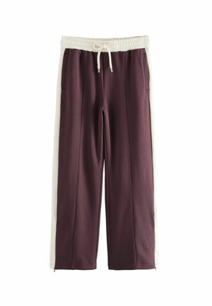 SIDE STRIPE JOGGERS - Treniņtērpa apakšdaļas - berry red
