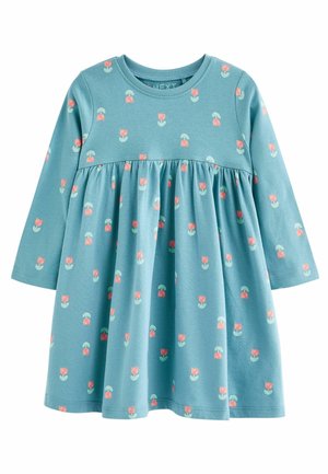 LONG SLEEVE  STANDARD - Vestito di maglina - blue flowers