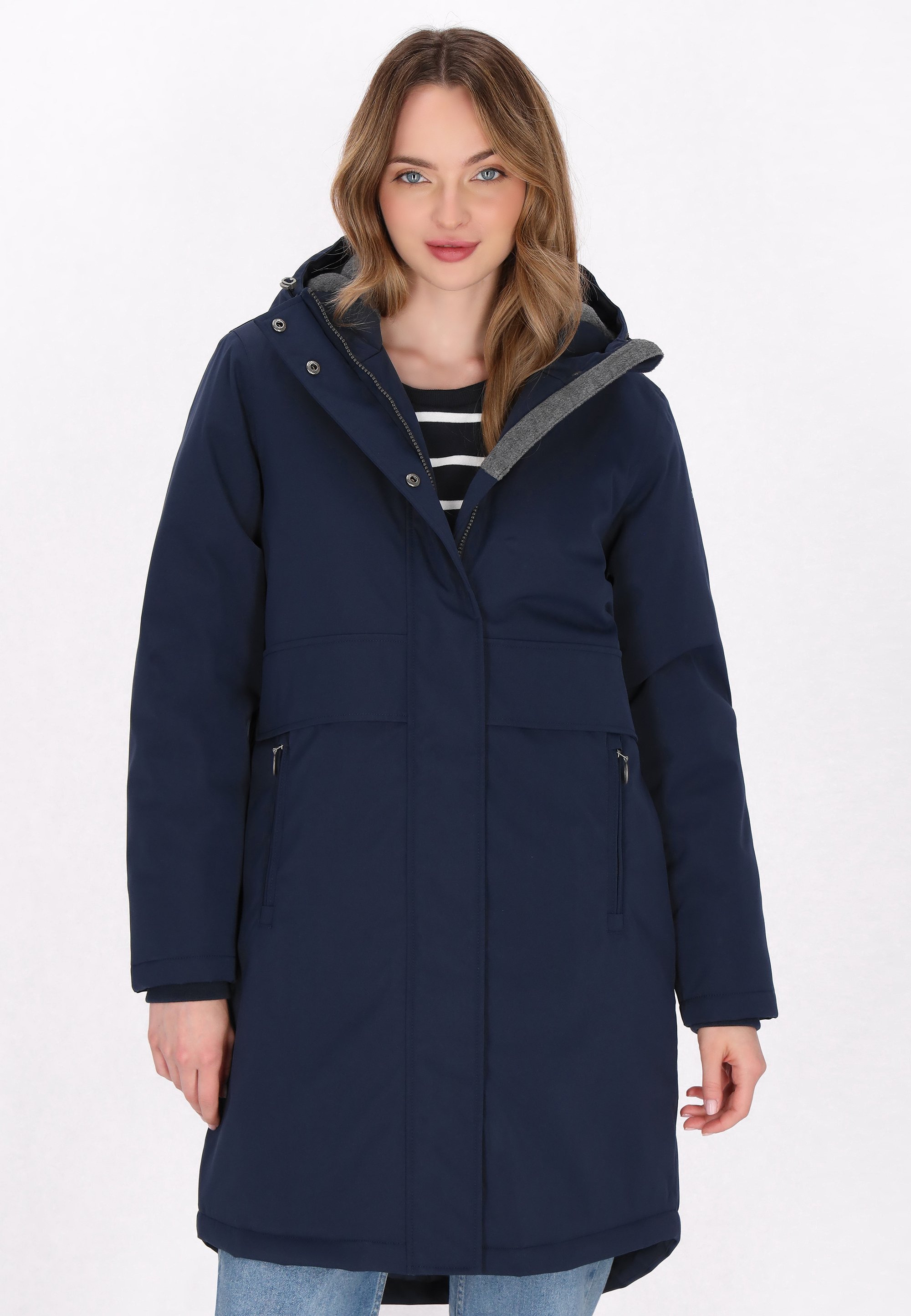 DreiMaster Wintermantel navy/dunkelblau Zalando