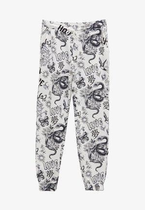 Tracksuit bottoms - ecru