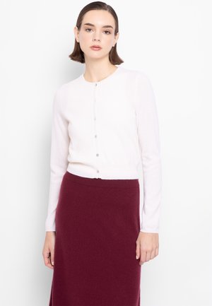 ROUND NECK - Cardigan - white