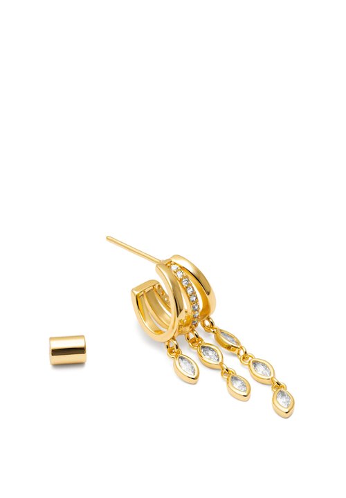 Singolo Orecchino a filo perla naturale | Argento 925 – Uniqa Jewels