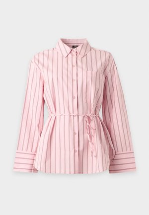 Vero Moda, VMGINA BELT - Nööpidega pluus - pink-a-boo/cocoa brown/snow white
