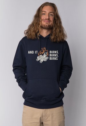 AND IT BURNS - Hoodie - french navy