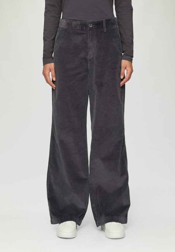 MIT WIDE LEG - Stoffhose - dunkelgrau