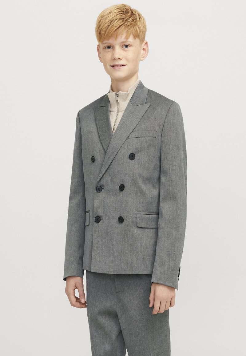 Jack & Jones Junior JPRBUSHWICK ASHTON JNR - Blejzr - dark grey