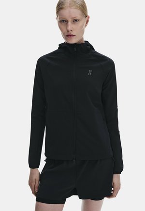 On, WEATHER HOODIE - Sweat zippé - black