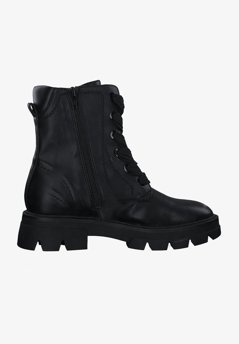 s.Oliver Stivaletti con plateau - black