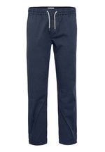 Pier One LINEN BLEND - Pantaloni - black/nero