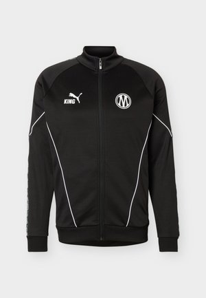 Puma, OLYMPIQUE MARSEILLE KING ANTHEM JACKET - Klub merchandise - black/white
