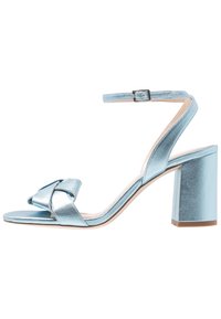 mint&berry Sandaalit nilkkaremmillä - metallic blue
