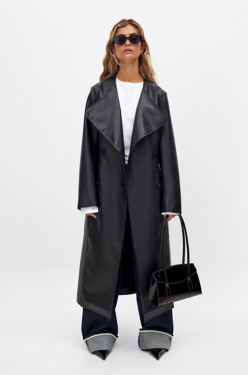 NA-KD - MARKED WAIST  - Manteau d'hiver - black, Agrandir