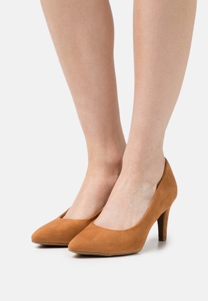 s.Oliver, Escarpins - cognac