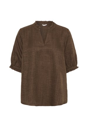 Bon'A Parte, BPODA BLOUSE ½ SLEEVE - Blusa - rain drum melange