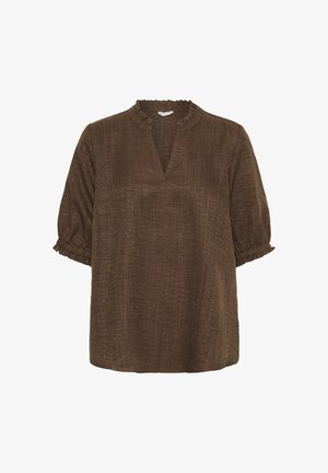 Bon'A Parte, BPODA BLOUSE ½ SLEEVE - Blouse - rain drum melange