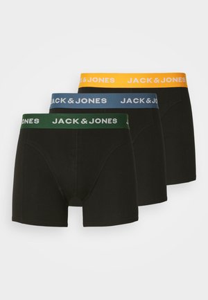 JACGAB TRUNKS 3 PACK - Panties - dark green/black