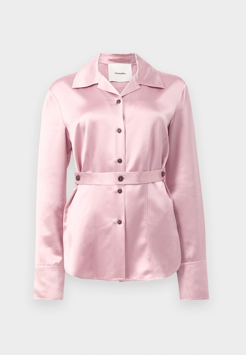 Nanushka Overhemdblouse donkerroze