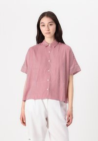 Tommy Hilfiger - SHIRT - Button-down blouse - classic ithaca/red Thumbnail Image 1