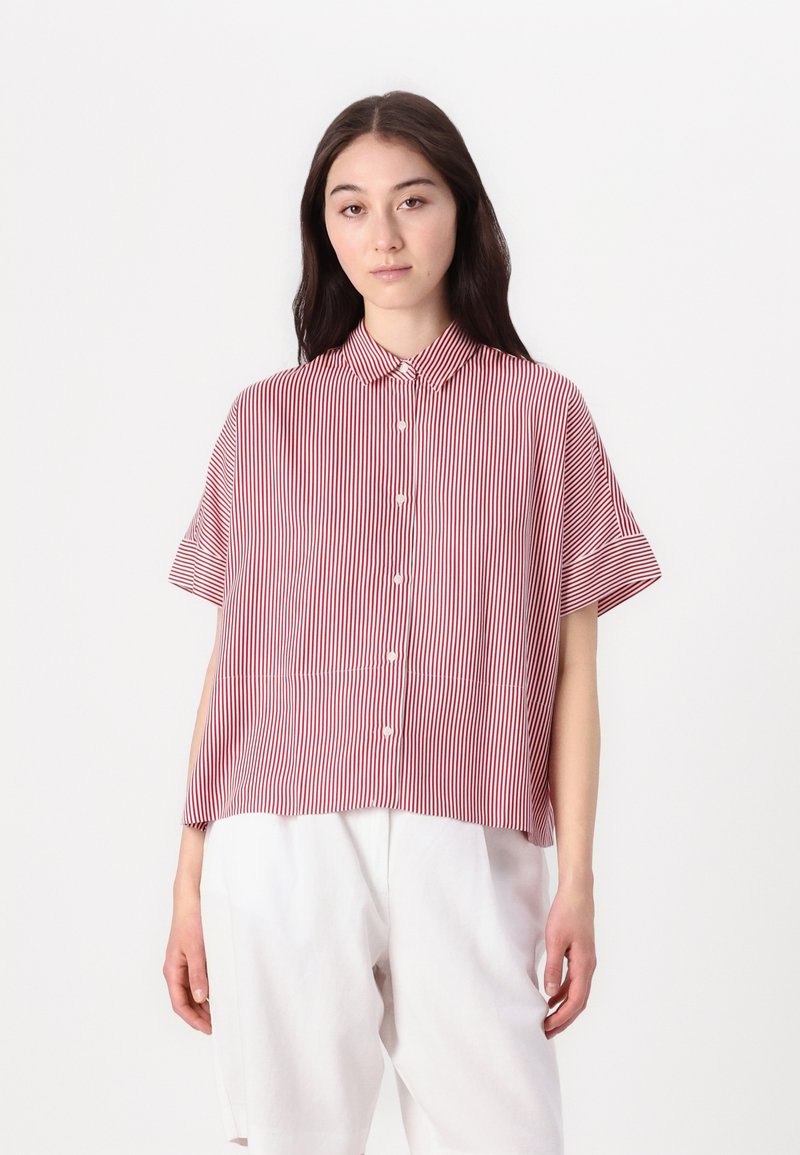 Tommy Hilfiger - SHIRT - Button-down blouse - classic ithaca/red, Enlarge