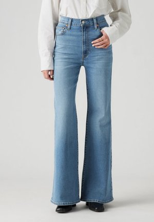 RIBCAGE BELLS - Trapézfarmer - blu denim