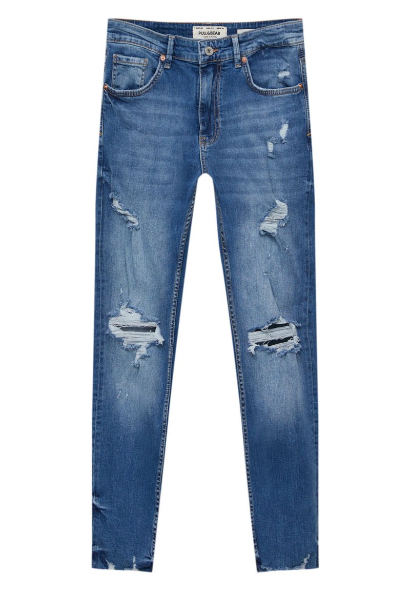 PULL&BEAR Blugi skinny fit blue denim/denim albastru Zalando.ro