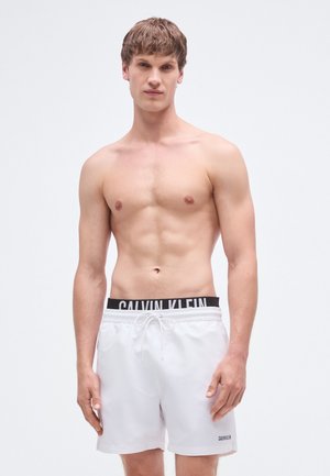 MEDIUM DRAWSTRING INTENSE POWER SWIM - Plavecké šortky  - classic white
