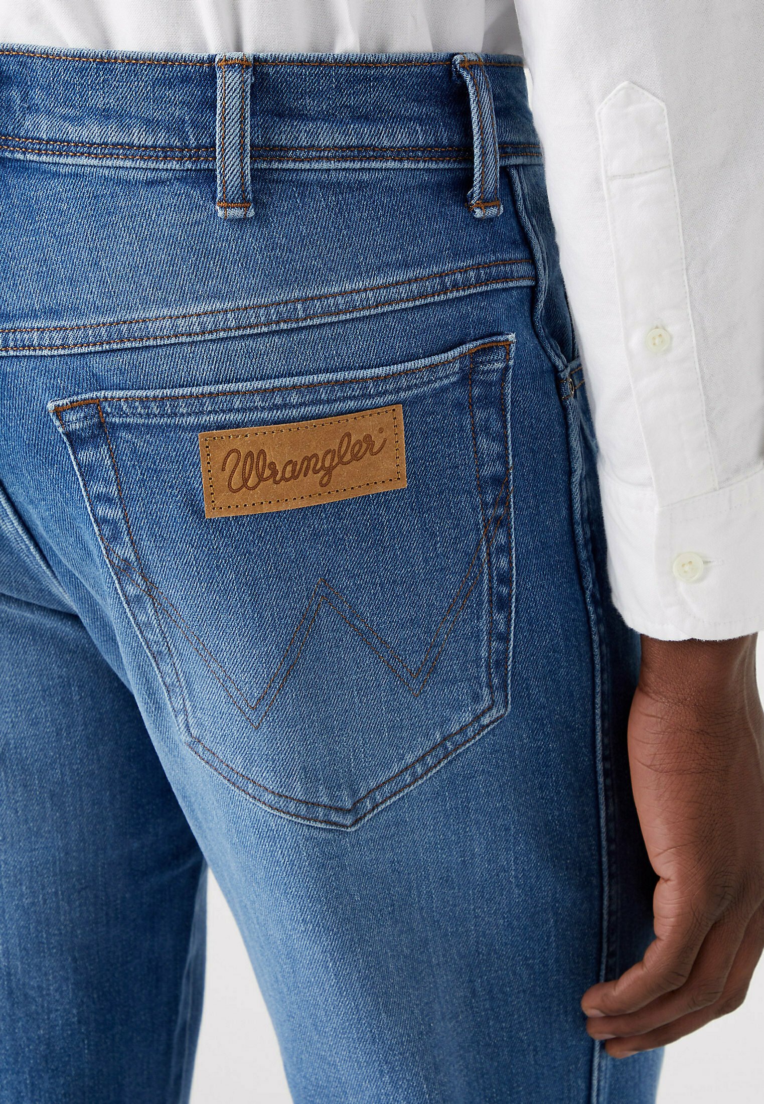 Wrangler TEXAS - Straight leg jeans - neon blue/blue denim