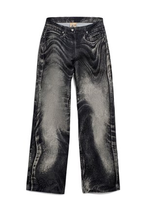 Jeans Straight Leg - schwarz grau