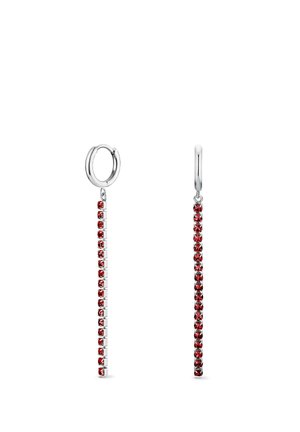 TENNIS LIGHT  - Earrings - silver tone red