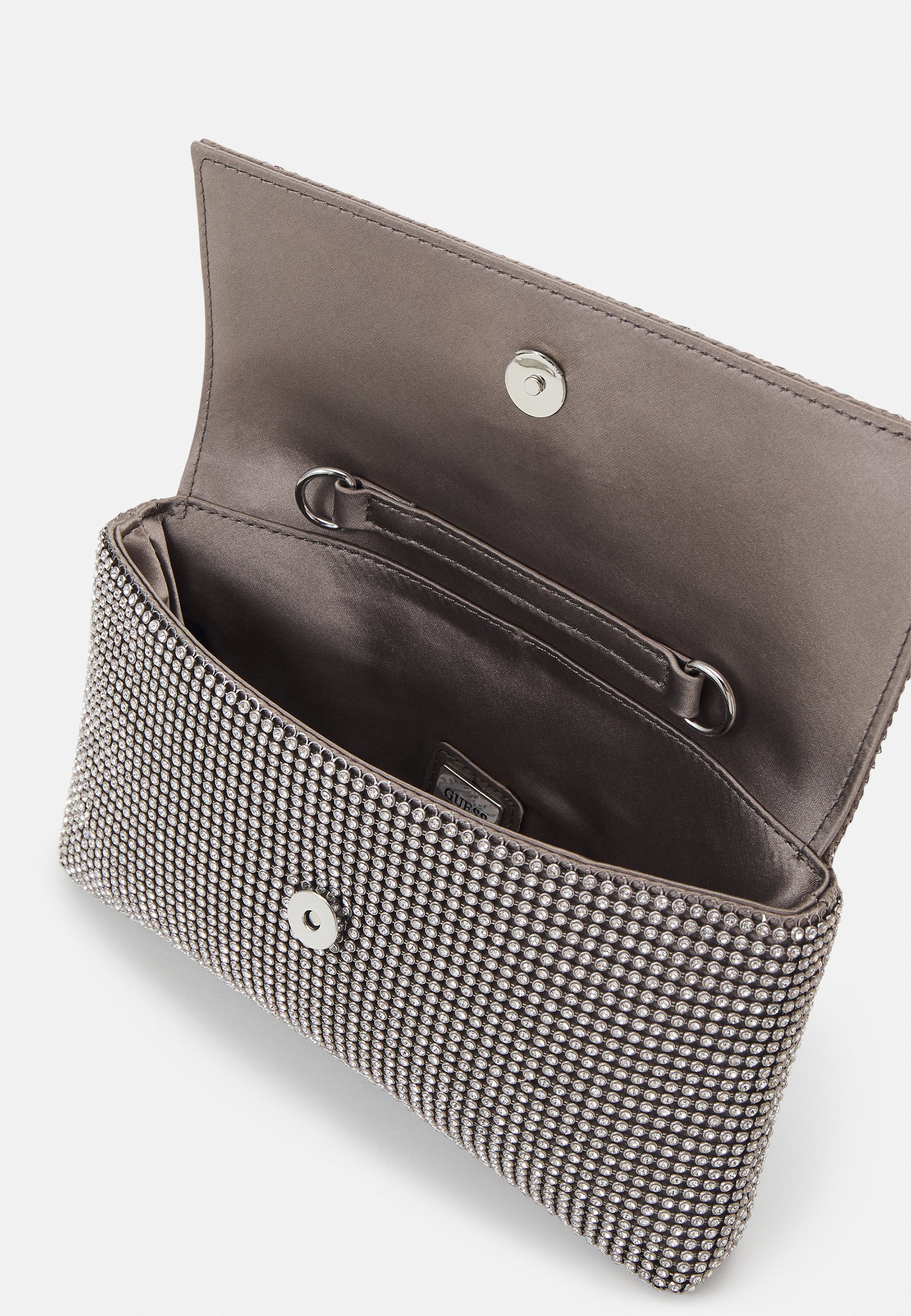 Guess ZALINA FLAP - Clutch - silver coloured/silberfarben