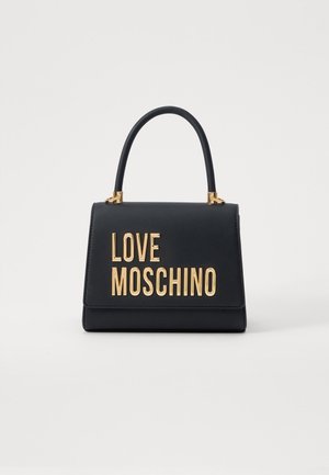 Love Moschino LAMINATED BOLD LOVE - Kézitáska - nero
