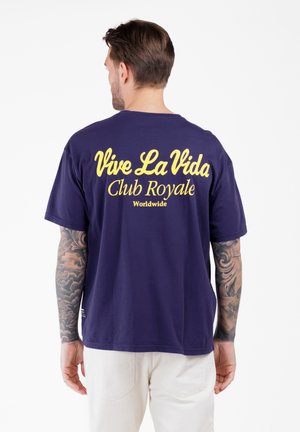 Key Largo T-Shirt print - mulberry