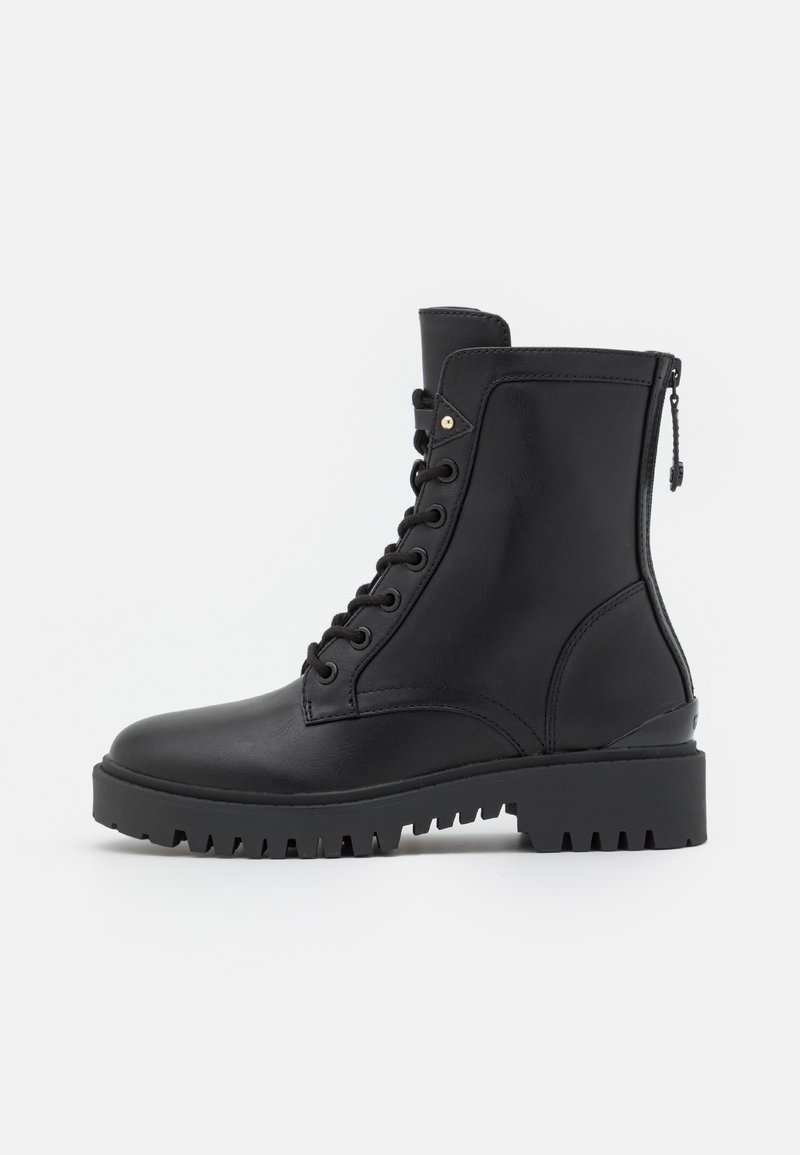 Guess OLENNI - Botins de atacadores - black