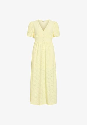 VILA, Maxi VIKAWA Short sleeved - Maxi šaty - pastel yellow