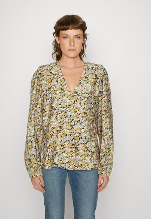 MINETTA BENINA V NECK - Blouse - tobacco