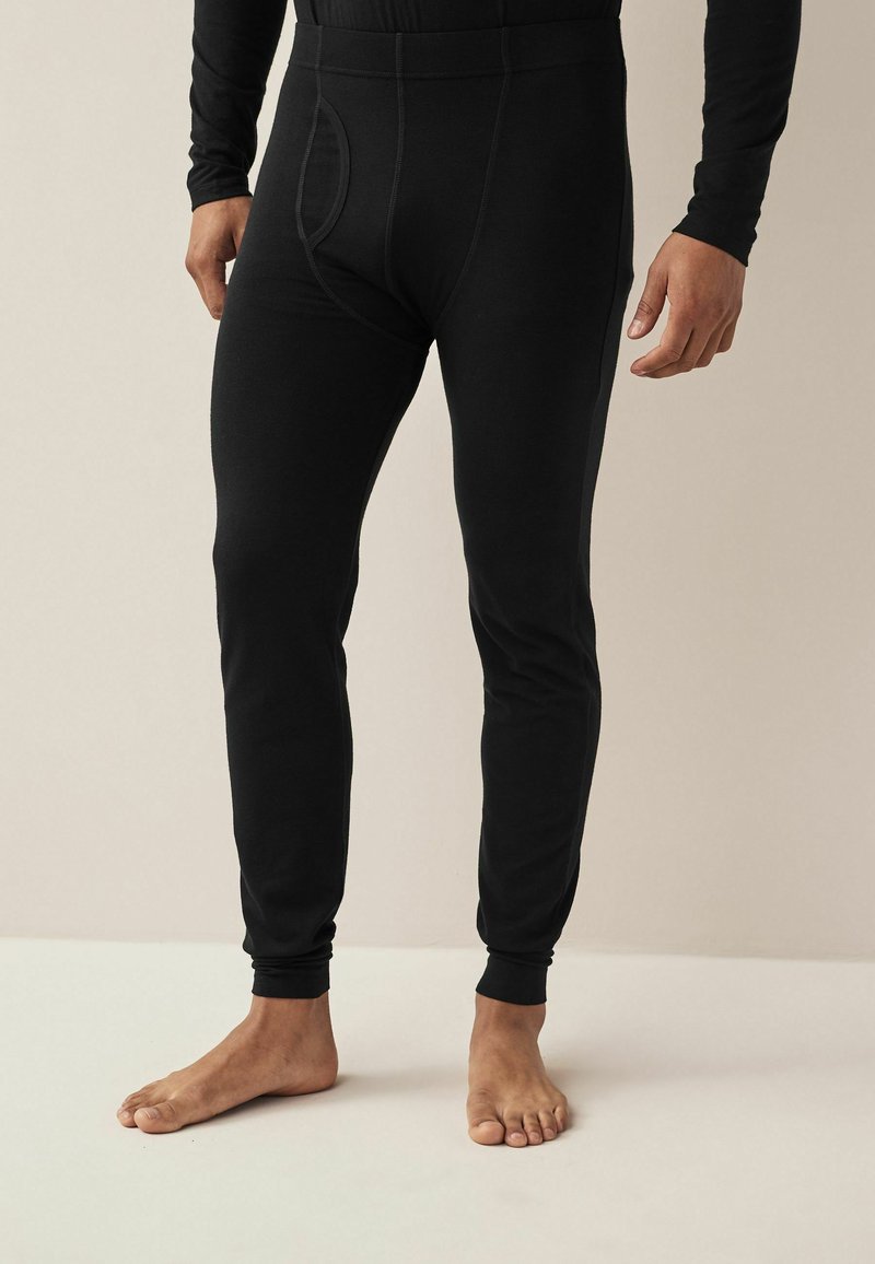 Next 2 PACK LIGHTWEIGHT THERMAL LONG JOHNS - Aluskiht - black