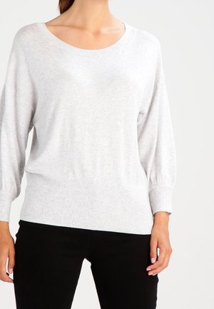Stickad tröja - light grey