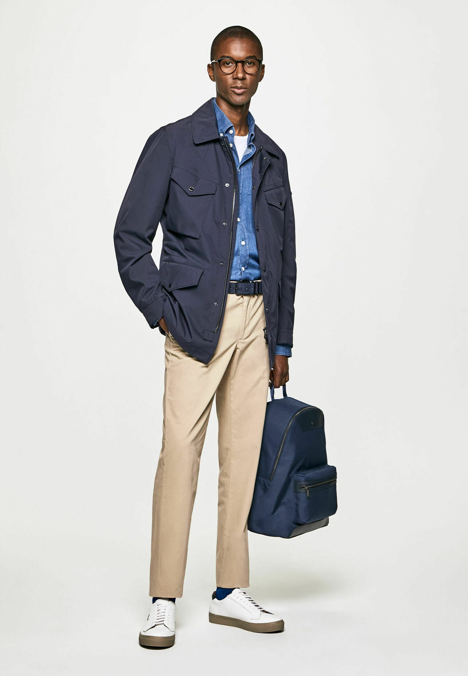 Hackett London TECHNICAL FIELD JTK - Abrigo de invierno - navy/azul marino  - Zalando.es