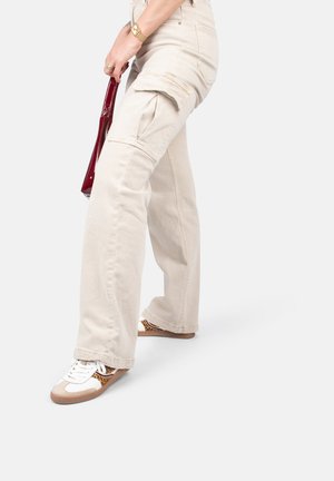 POLARO SNEAKERS - Trainers - white with animal print
