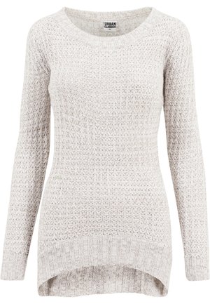 Urban Classics LADIES LONG WIDENECK SWEATER - Pulóver - offwhite