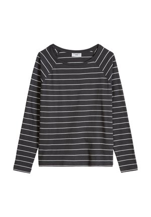 Marc O'Polo DENIM, T-SHIRT, LSL, RAGLAN, LOOSE KNIT, YD - Longsleeve - dark grey