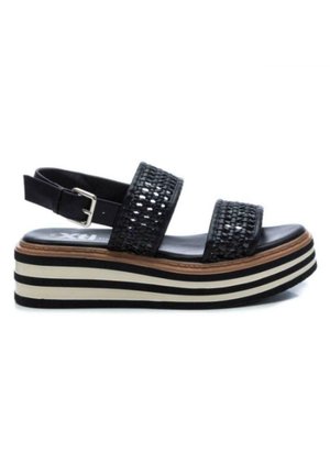 XTI  - Sandali con zeppa - nero