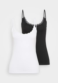 2 PACK - Tops - white/black