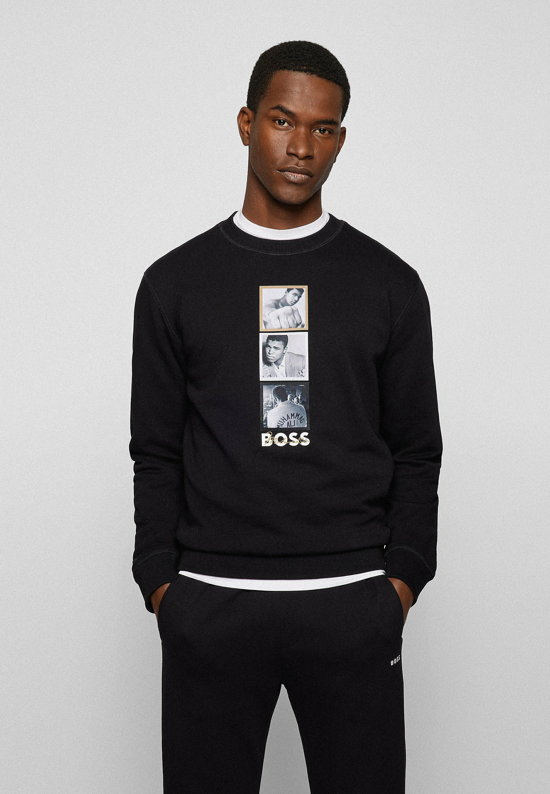 BOSS W ALI - Sweatshirt - black - Zalando.co.uk