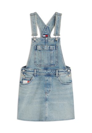 Tommy Jeans, DUNGAREE - Farkkumekko - denim light