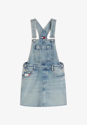 Tommy Jeans, DUNGAREE - Farkkumekko - denim light
